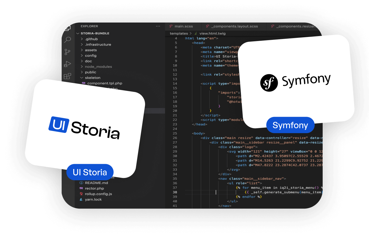 Integration of UI Storia in your Symfony application